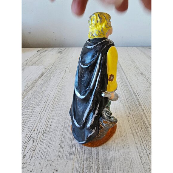 Vintage boy nativity messenger plaster large statue figurine Xmas decor - Picture 4 of 8